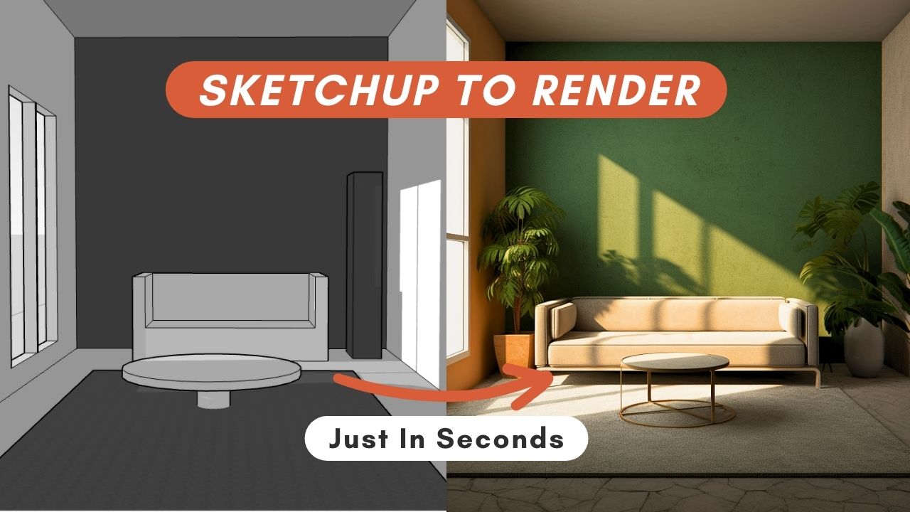 Turn Your Mood Boards & SketchUp Models into Realistic Renders